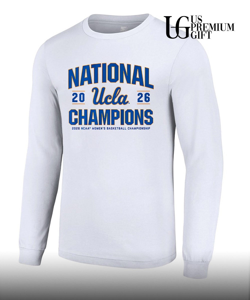 2026 National Champions UCLA Bruins NCAA Women’s basketball Championship shirt