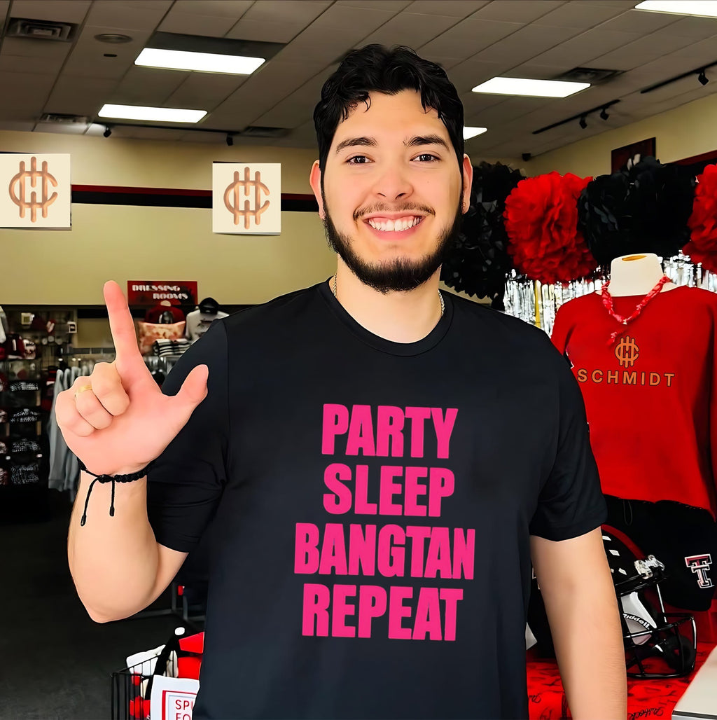 2026 Party Sleep Bangtan Repeat Shirt