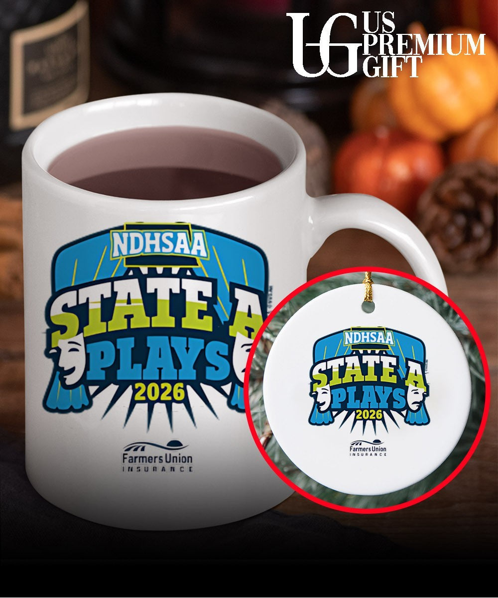2026 State A Plays NDHSAA logo shirt