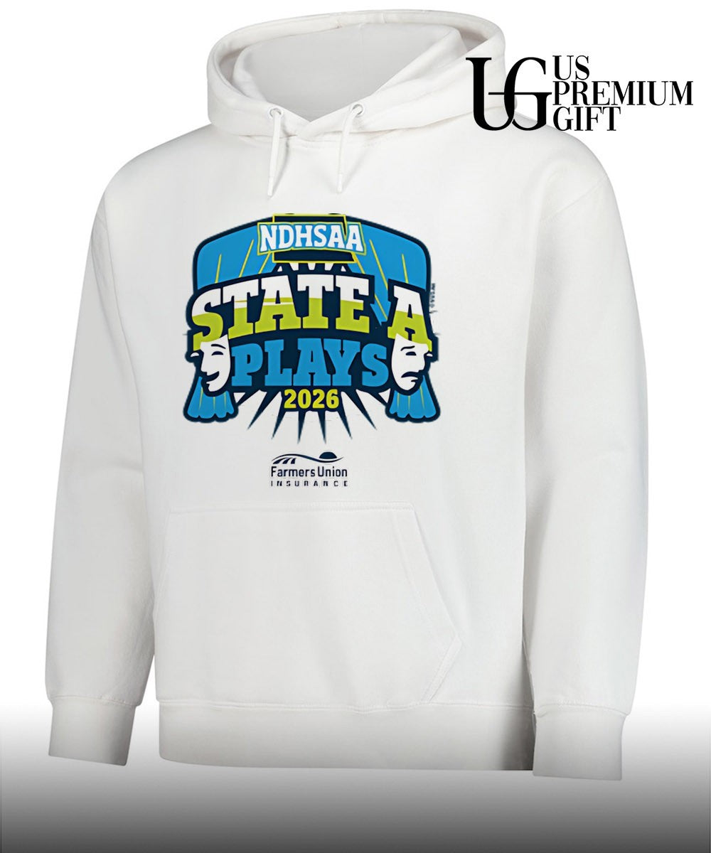 2026 State A Plays NDHSAA logo shirt