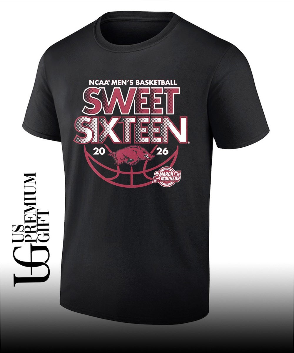 2026 Sweet Sixteen Arkansas Razorbacks men’s basketball NCAA March Madness shirt