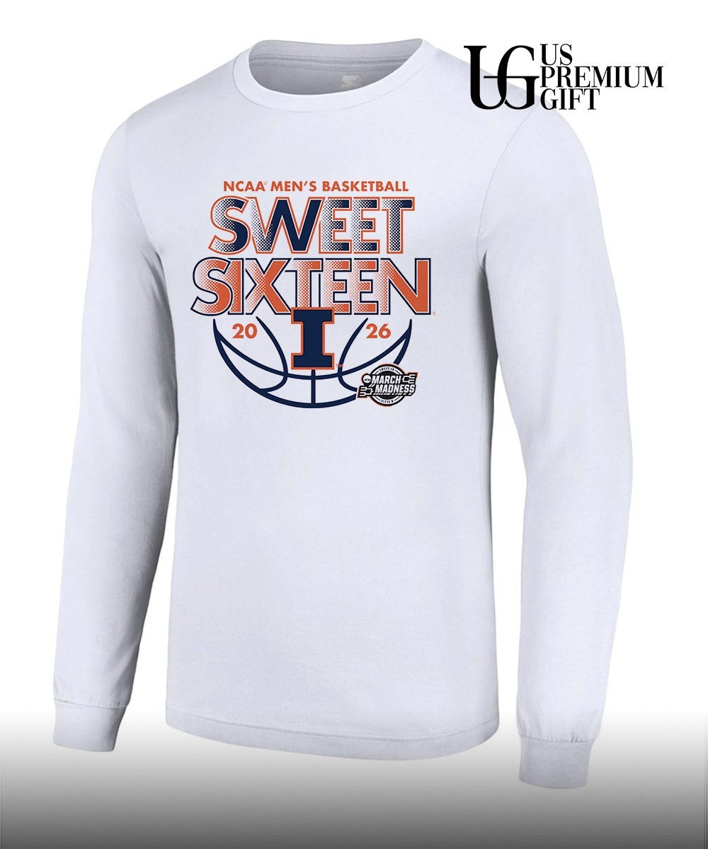 2026 Sweet Sixteen Illinois Fighting Illini men’s basketball NCAA March Madness shirt