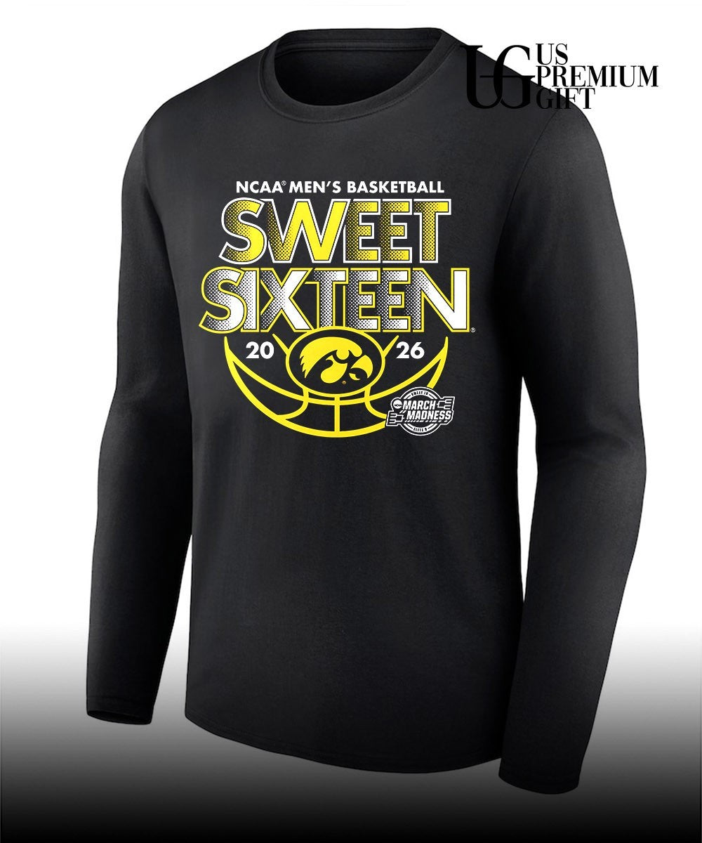 2026 Sweet Sixteen Iowa Hawkeyes men’s basketball NCAA March Madness shirt