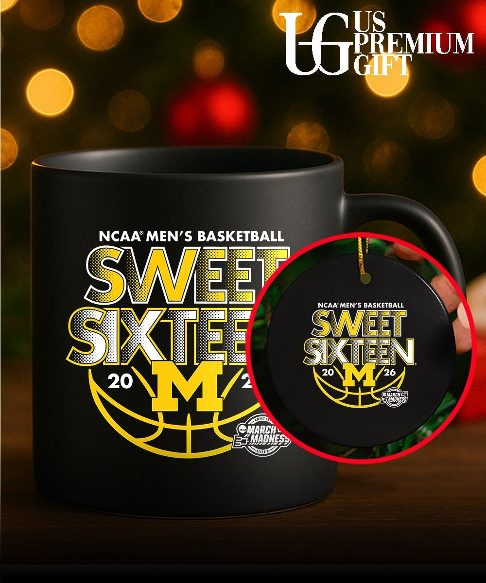 2026 Sweet Sixteen Michigan Wolverines men’s basketball NCAA March Madness shirt