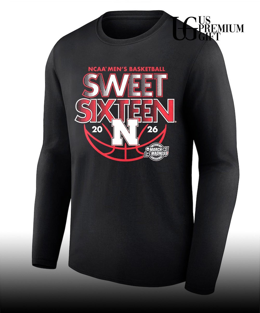 2026 Sweet Sixteen Nebraska Cornhuskers men’s basketball NCAA March Madness shirt