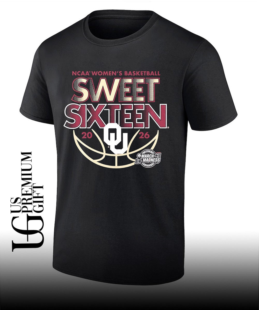 2026 Sweet Sixteen Oklahoma Sooners men’s basketball NCAA March Madness shirt