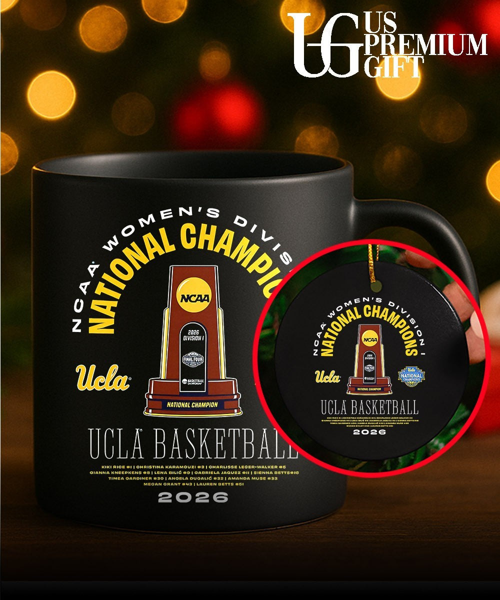2026 UCLA Bruins Women’s Basketball National Champions Legends trophy shirt