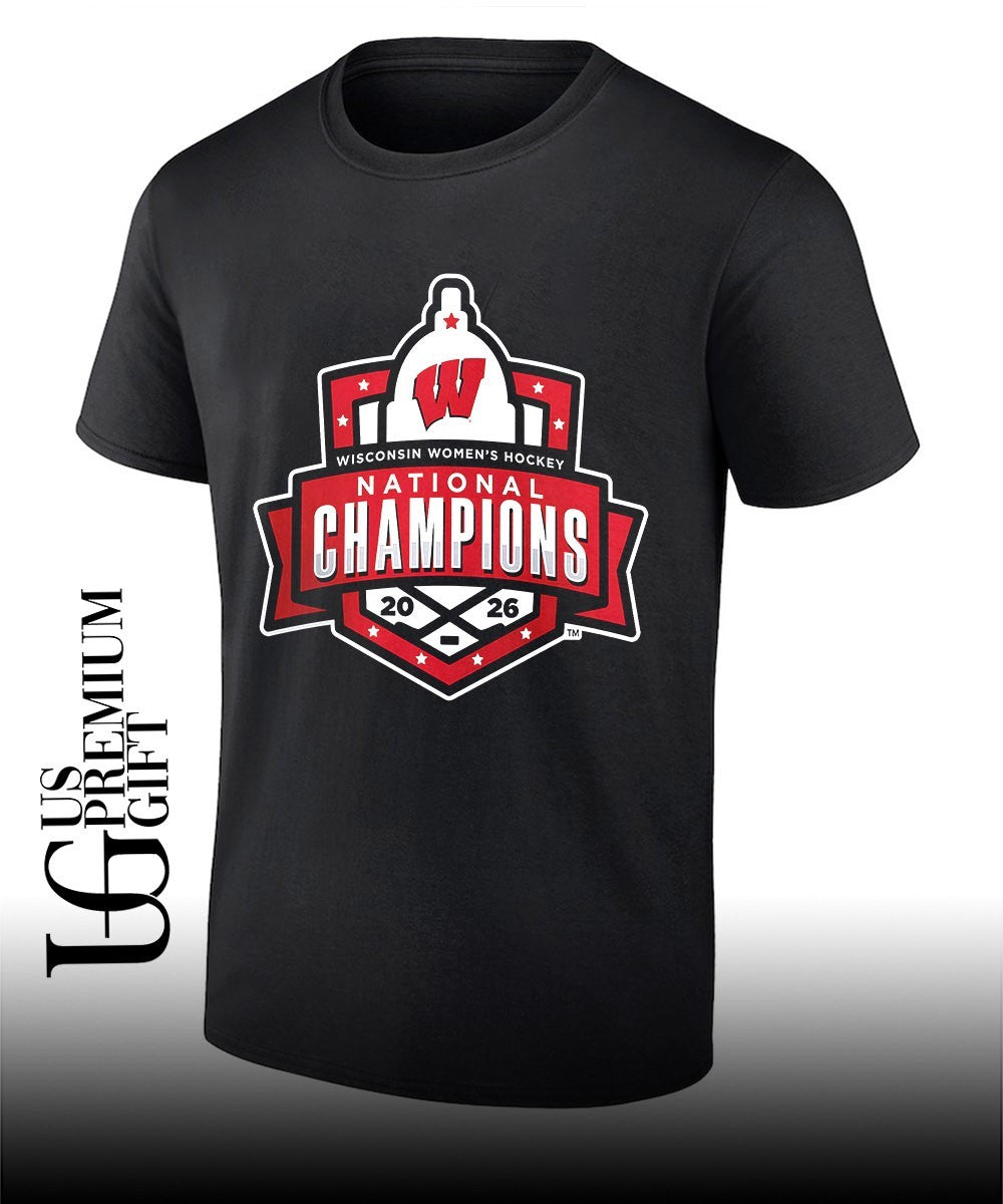 2026 Wisconsin Badgers NCAA Frozen Four Women’s Ice Hockey National Champions shirt