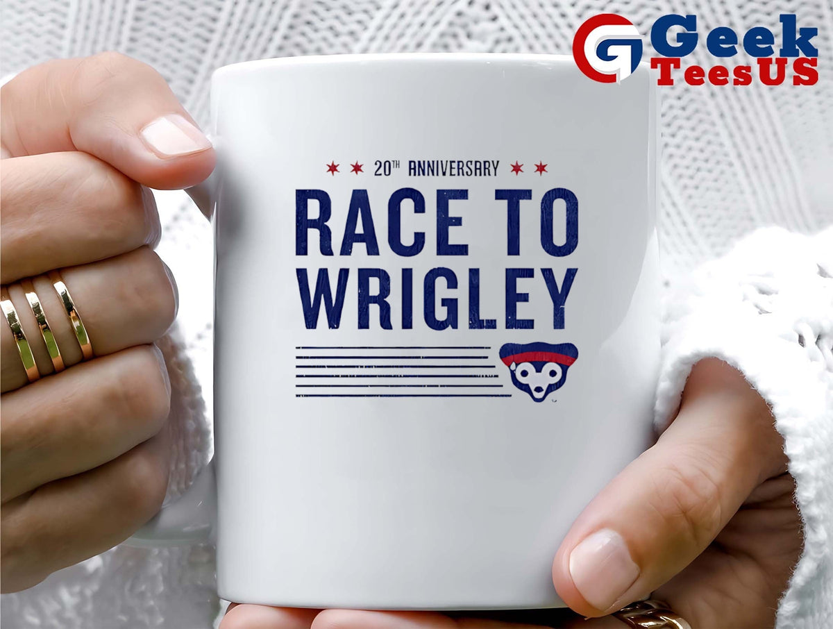 20th Anniversary Race to Wrigley Chicago Cubs shirt