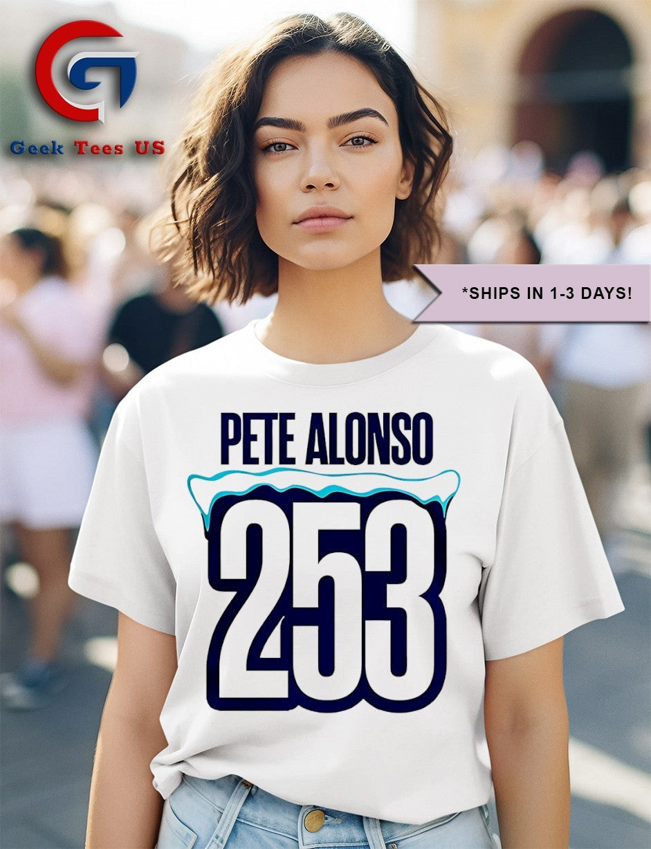253 New York Mets Pete Alonso Home Run Record shirt