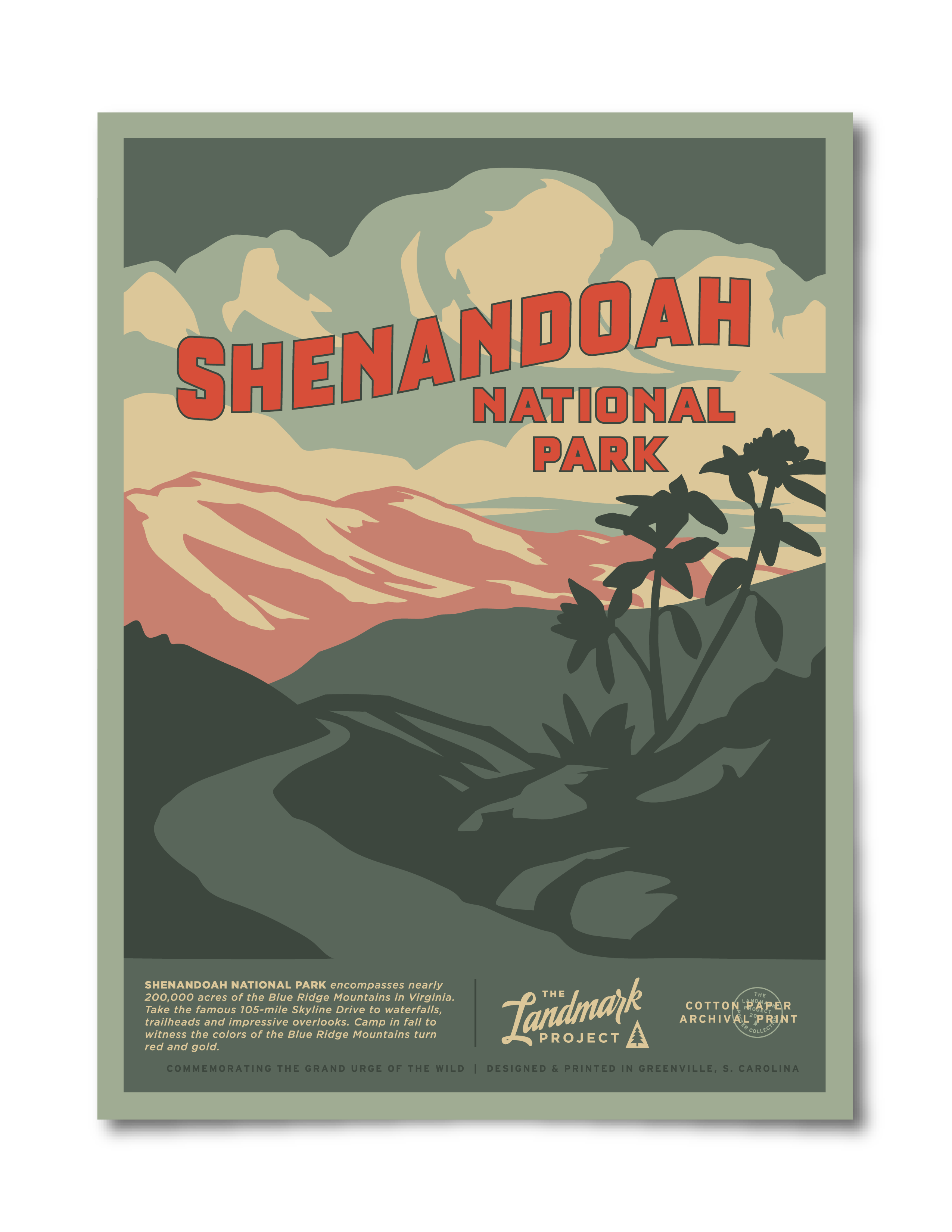 Shenandoah National Park Poster