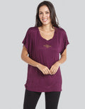 7 Chakras Print Short Sleeves Top (KT-1057)