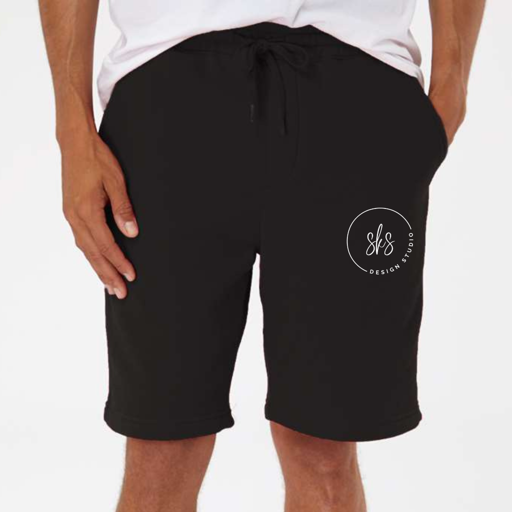 Custom Logo | Men's Midweight Fleece Short [Independent Trading Co]