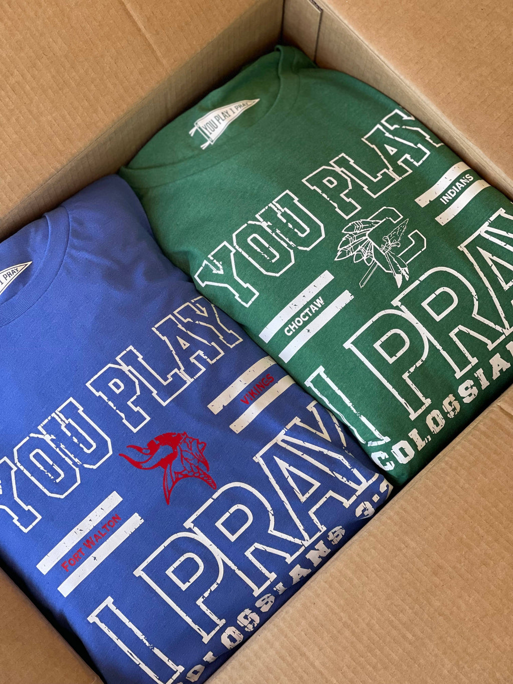 Custom School Spirit Stripe Tee | Graphic Tee | Gameday