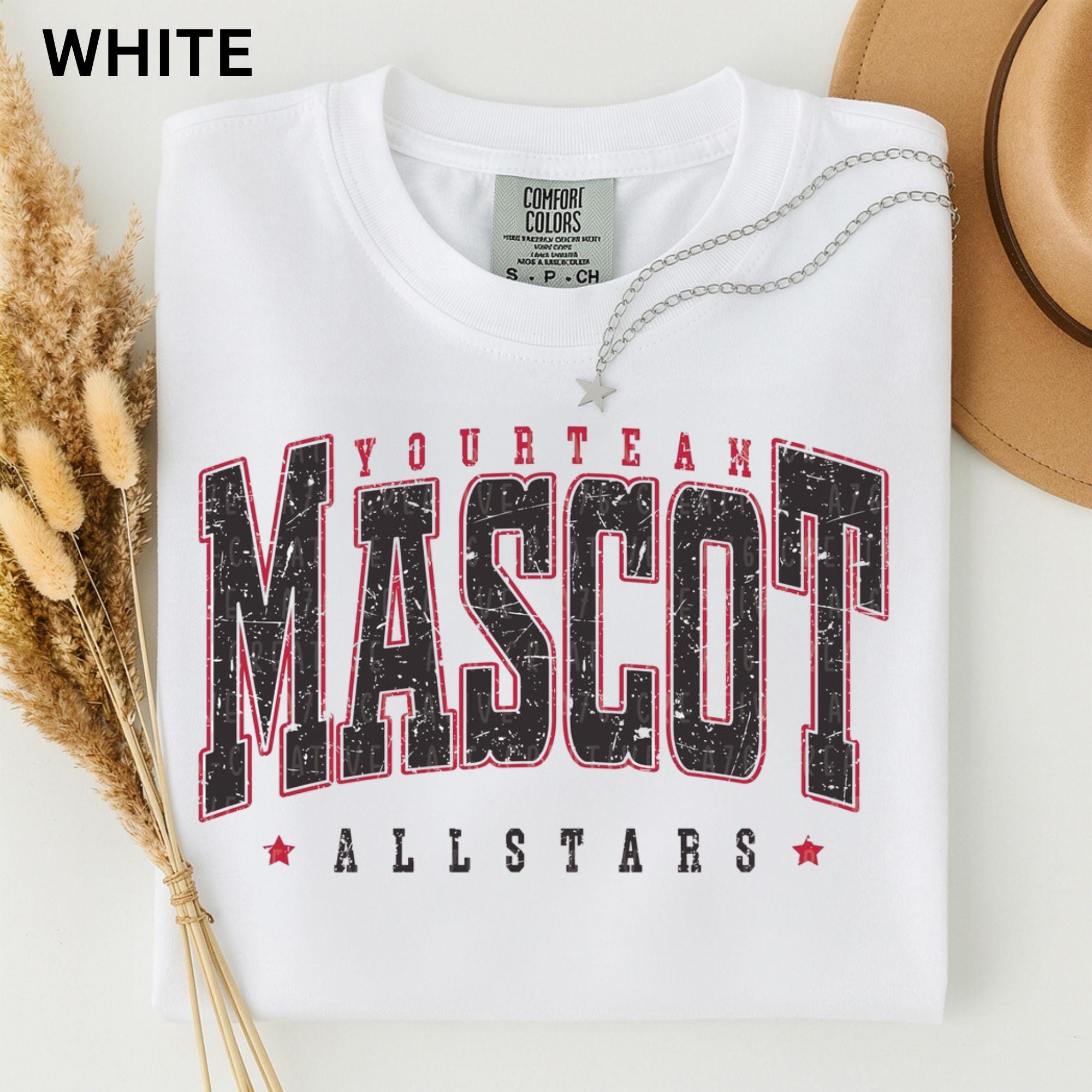 Comfort Colors Personalized Mascot Team Custom Retro Varsity Retro Varsity Custom (4)