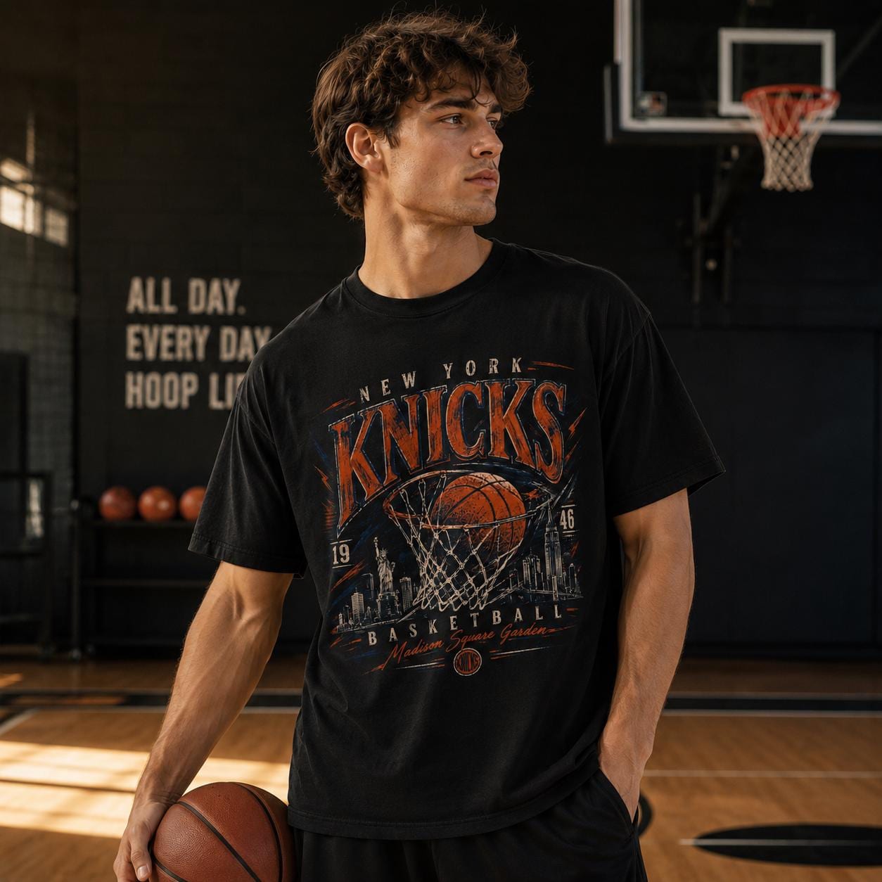 York Knicks Vintage Basketball Unisex T-shirt, Sweatshirt, Hoodie (4)