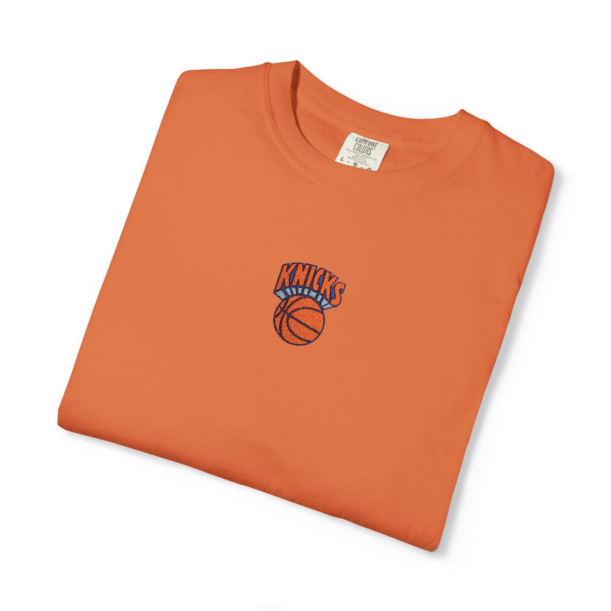 Embroidered Ny Knicks Team Basketball Logo Comfort Colors Playoff Finals (4)