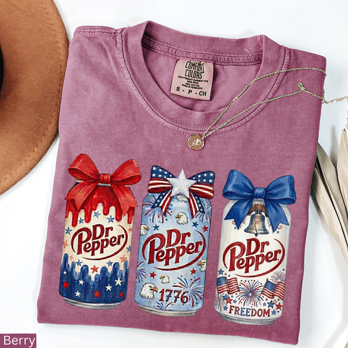 Comfort Colors Dr Pepper Patriotic 4th July Soda Tee Soda Lover (4)
