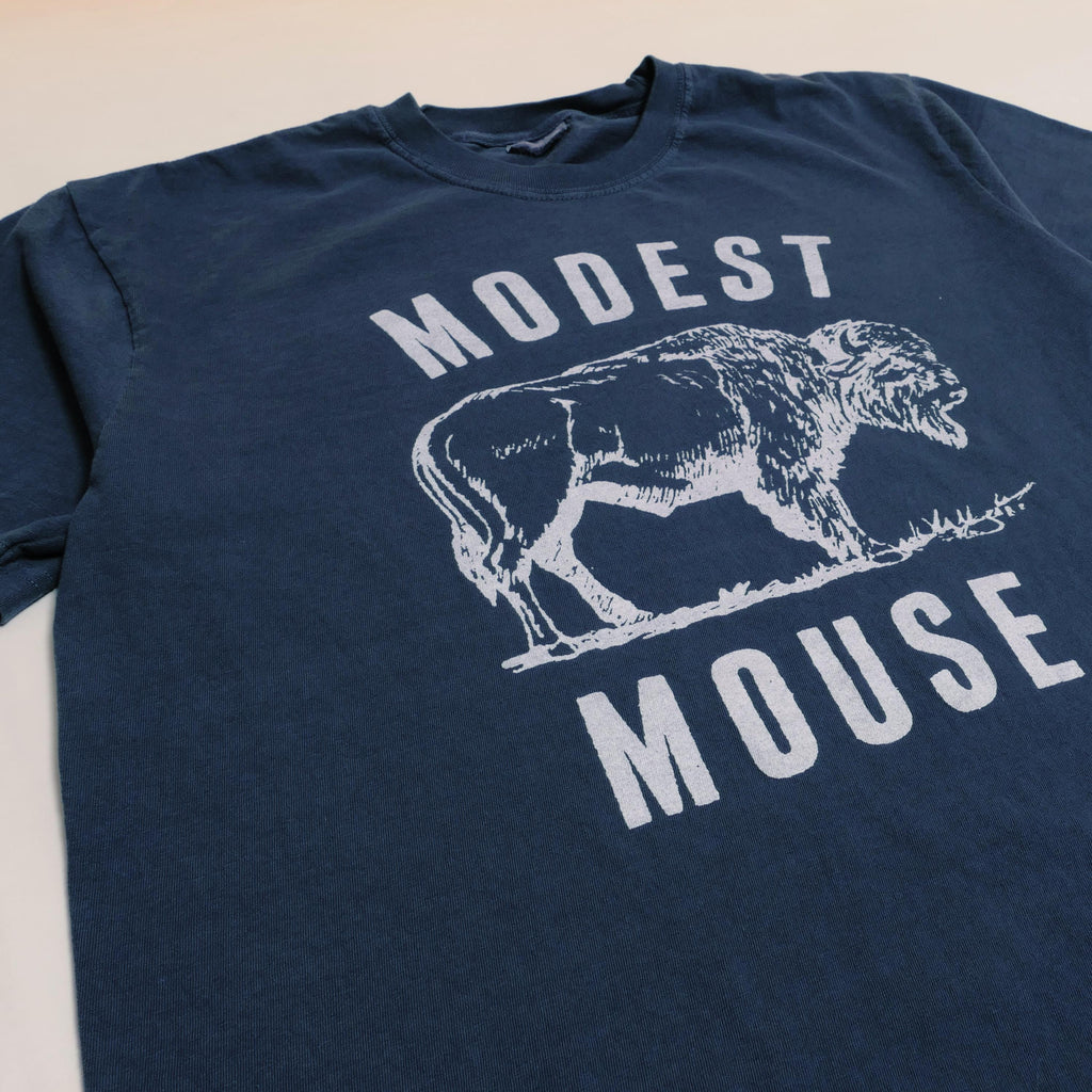 Modest Mouse Buffalo Band Tee Ultra Faded Post Punk American Indie Alternative Rock Roll Heavyweight Lonesome Crowded West Med (4)