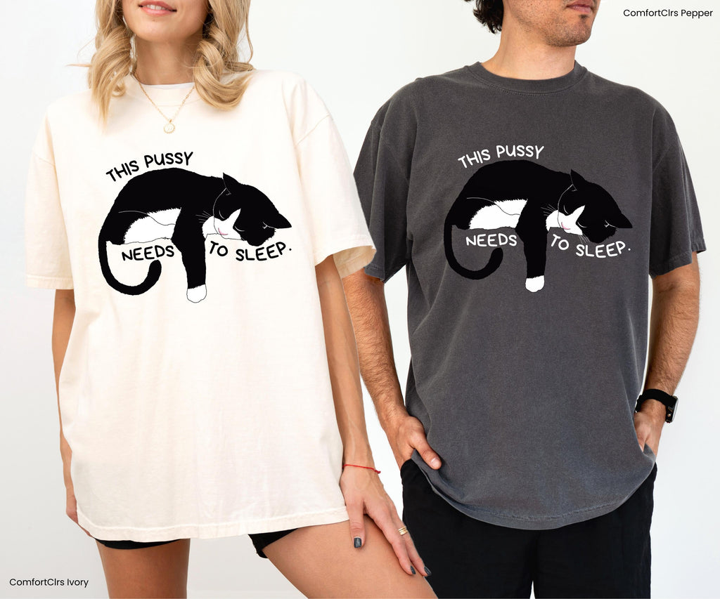 Cat Lover Cat Needs Sleep Unisex T-shirt, Sweatshirt, Hoodie (4)