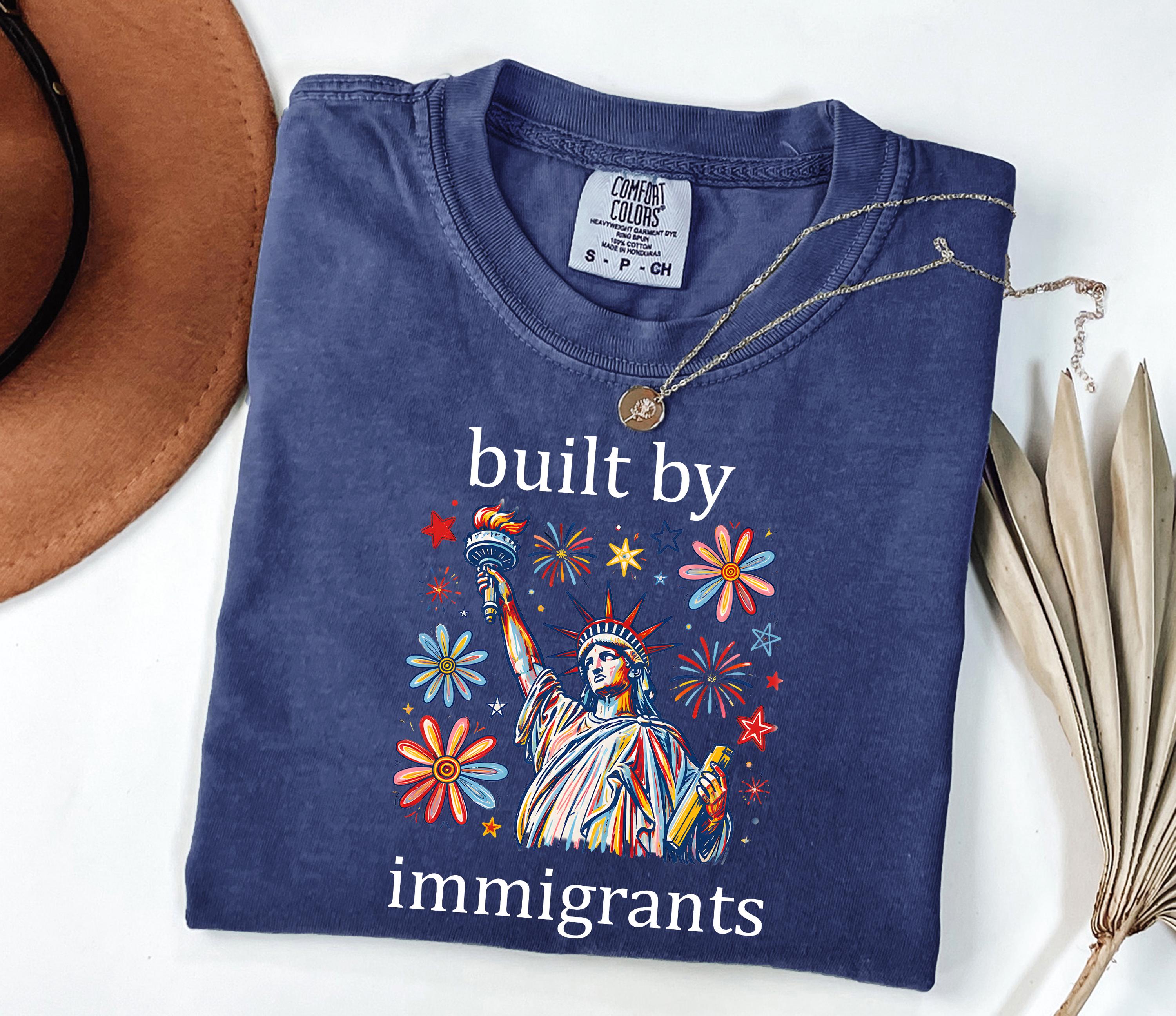 Comfort Colors Liberal 4th July Anti Ice Political Tee Anti Independence Day Resist Sweater Equal Rights July (4)