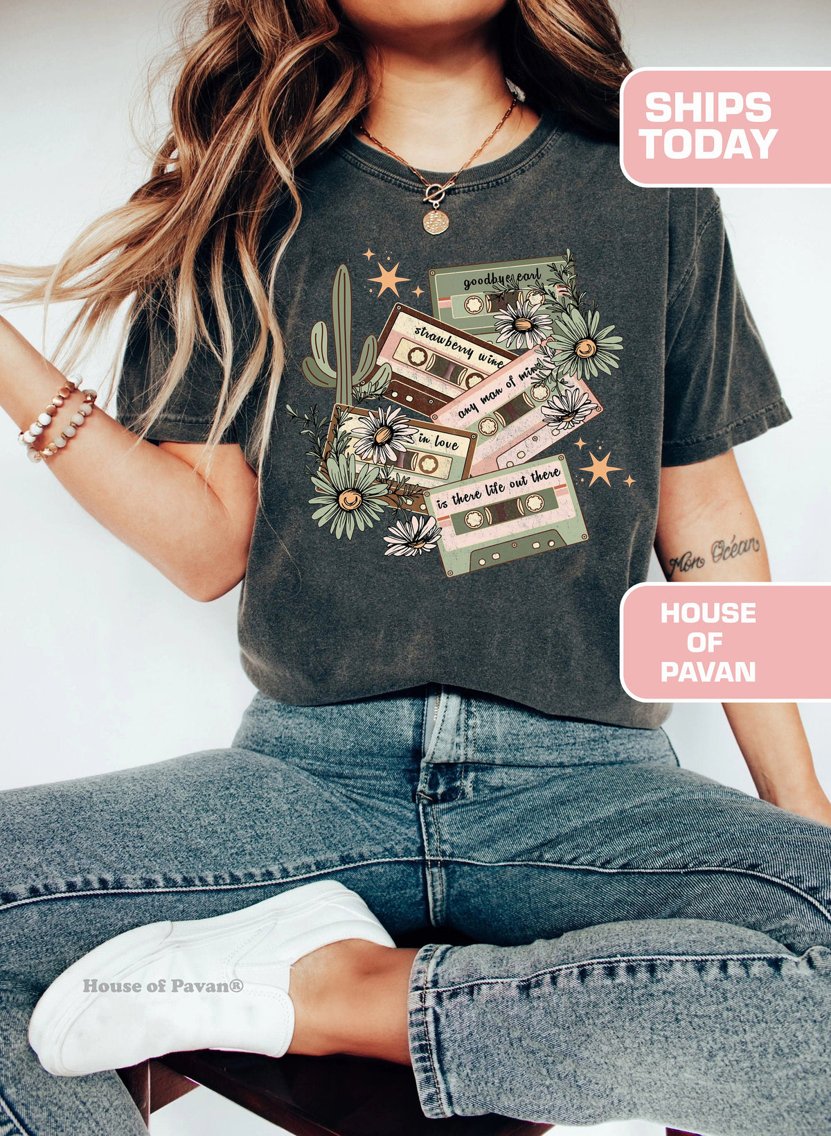 Western Cowgirl Concert Tee Retro Nashville Rodeo Vintage Country Music Comfort Colors Western (4)