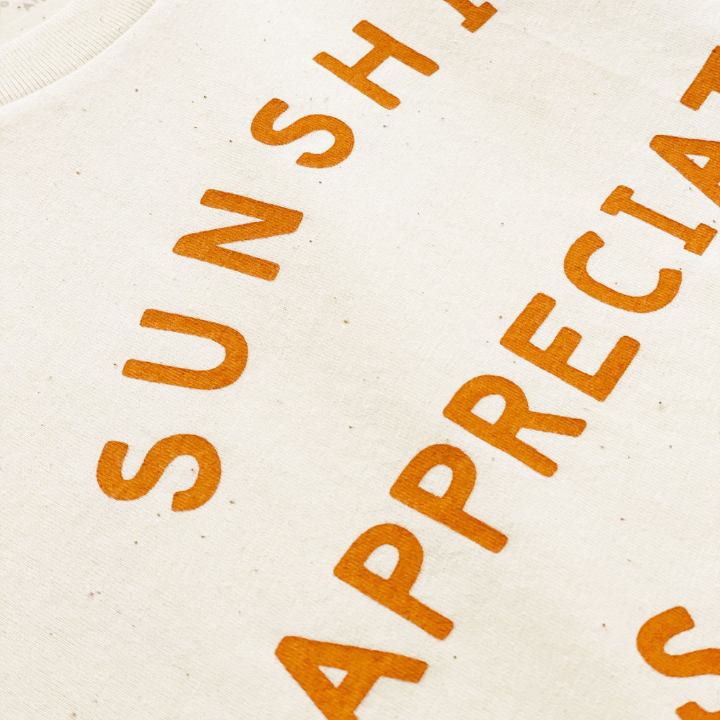 Sunshine Appreciation Society Organic Slogan Tee Summer (4)
