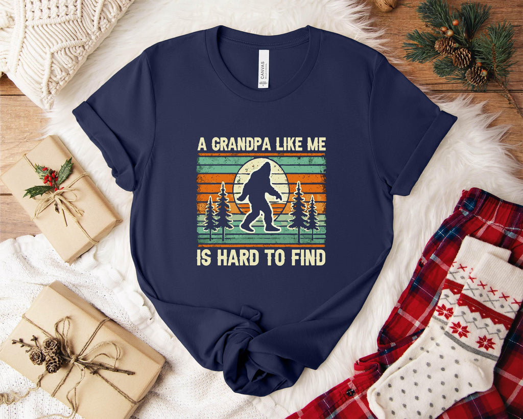 Grandpa Bigfoot Retro Sasquatch Tee Unisex T-shirt, Sweatshirt, Hoodie (4)