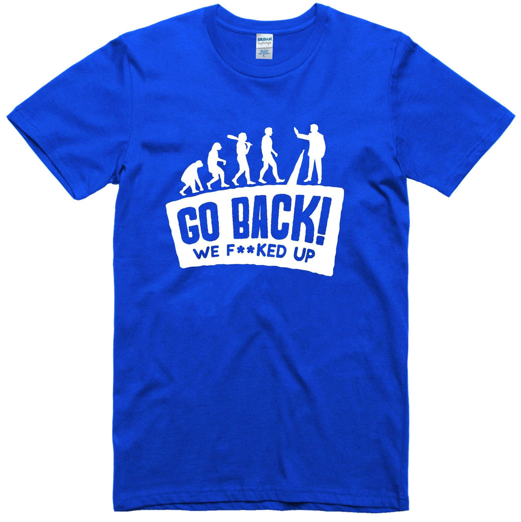 Evolution Go Back Regular Fit 100 Tee Unisex T-shirt, Sweatshirt, Hoodie (4)
