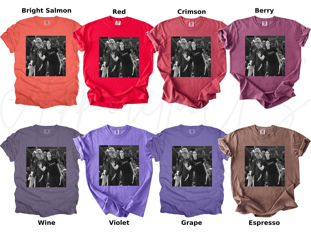 Comfort Colors Caitlin Clark Sophie Cunningham Sophie Cunningham Fan Gif Basketball Indiana Basketball (4)