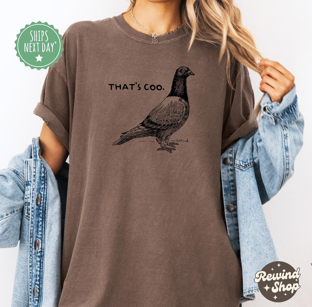Pigeon Comfort Colors That'S Coo Bird Lover Unisex T-shirt, Sweatshirt, Hoodie (4)