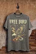 Free Bird Rock and Roll Graphic Top