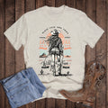 Western Cowgirl Wild and Free Graphic Tee