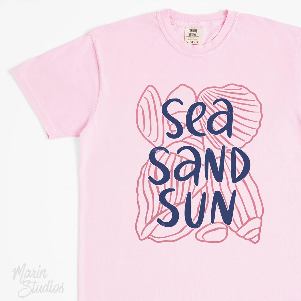 Beach Sea Sand Sun Summer Vacation Unisex T-shirt, Sweatshirt, Hoodie (5)
