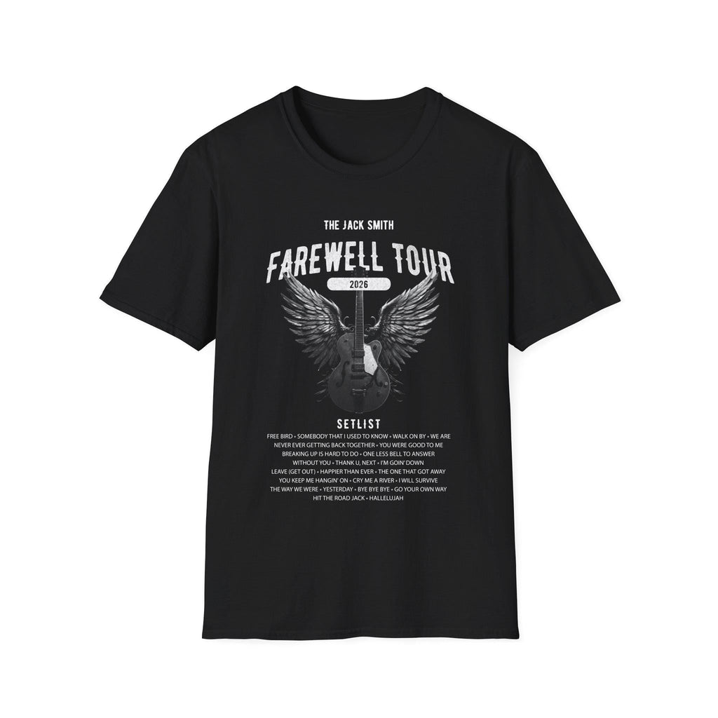 Personalized Retirement Farewell Tour Music-Themed Music Fan Custom Retiree Softstyle Tee (5)