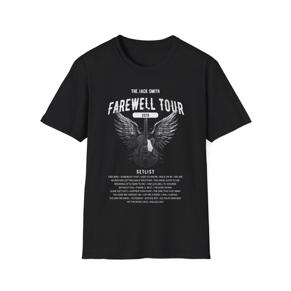 Personalized Retirement Farewell Tour Music-Themed Music Fan Custom Retiree Softstyle Tee (5)