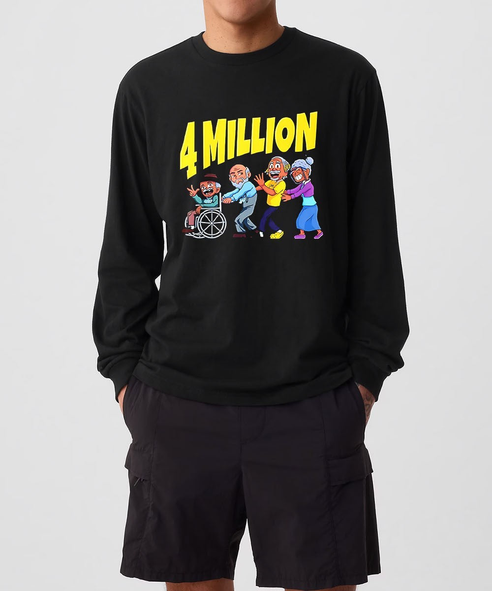 4 Million Subscribers shirt
