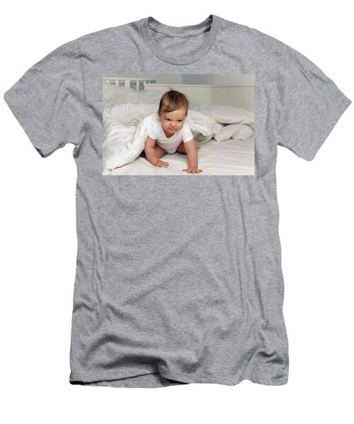 Boy Baby T-shirt Lies Under A Blanket #4 T-Shirt