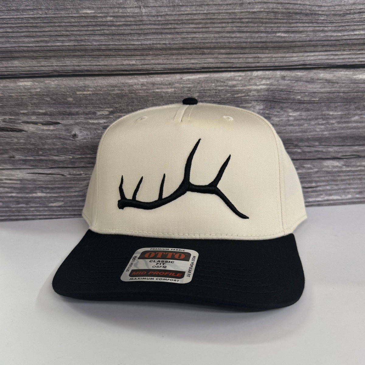 3D Elk Antler Embroidered Otto Hat – 208Tees