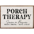 Porch Therapy Session in Progress White