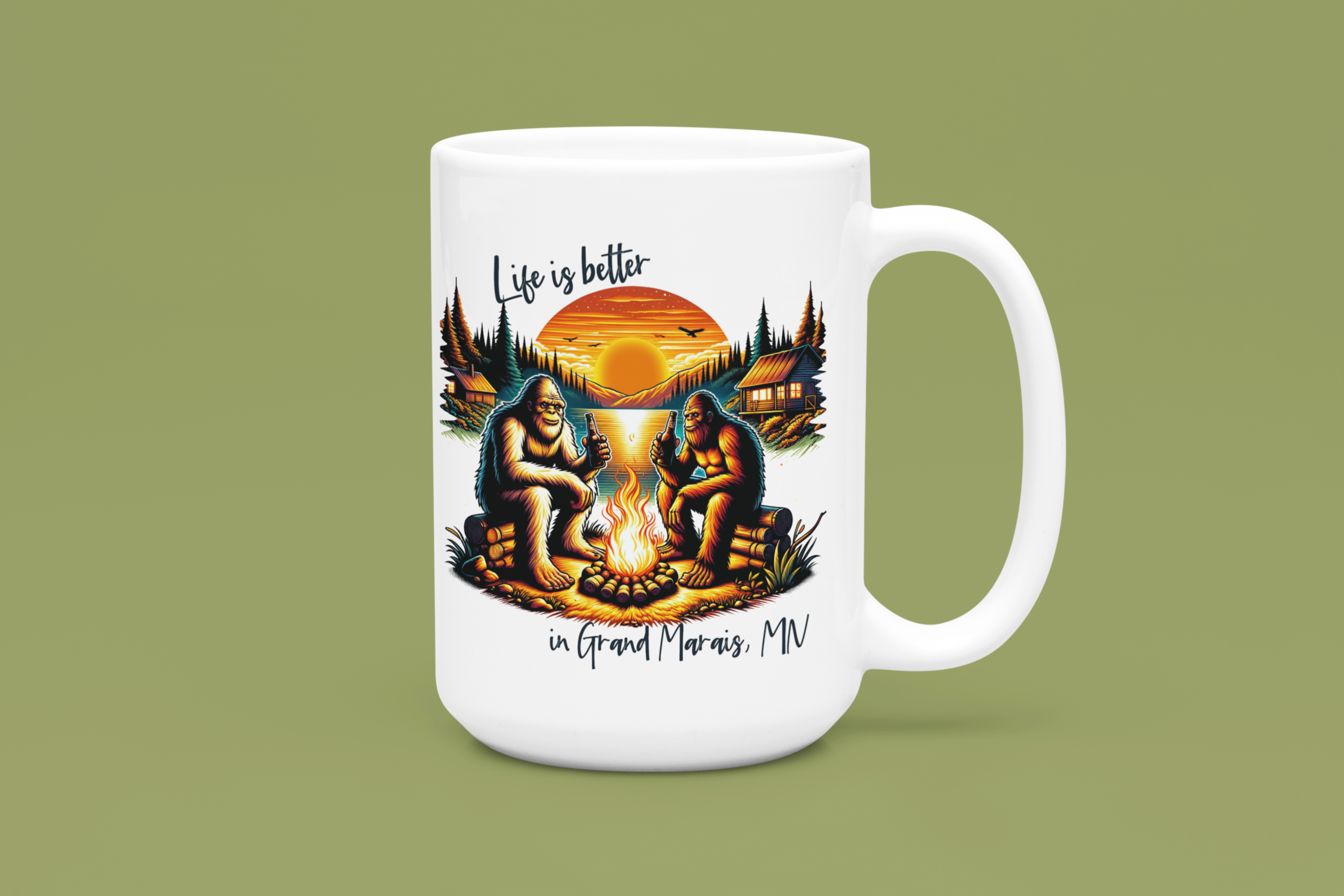Life Is Better in...[Your Location] Custom 15oz Mug