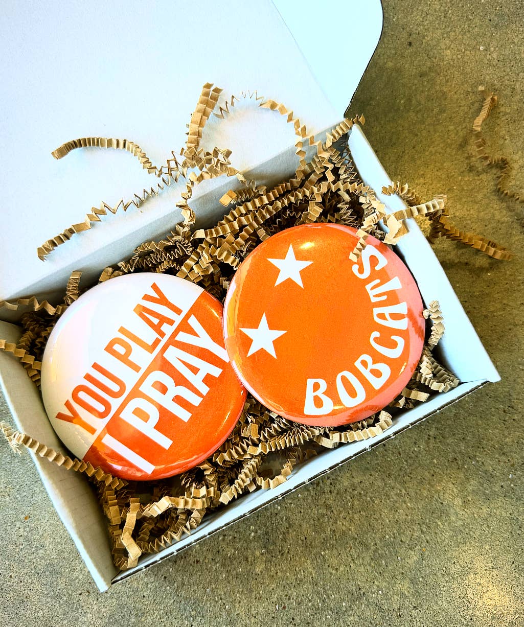 Custom Team Spirit Buttons (Set of 6)
