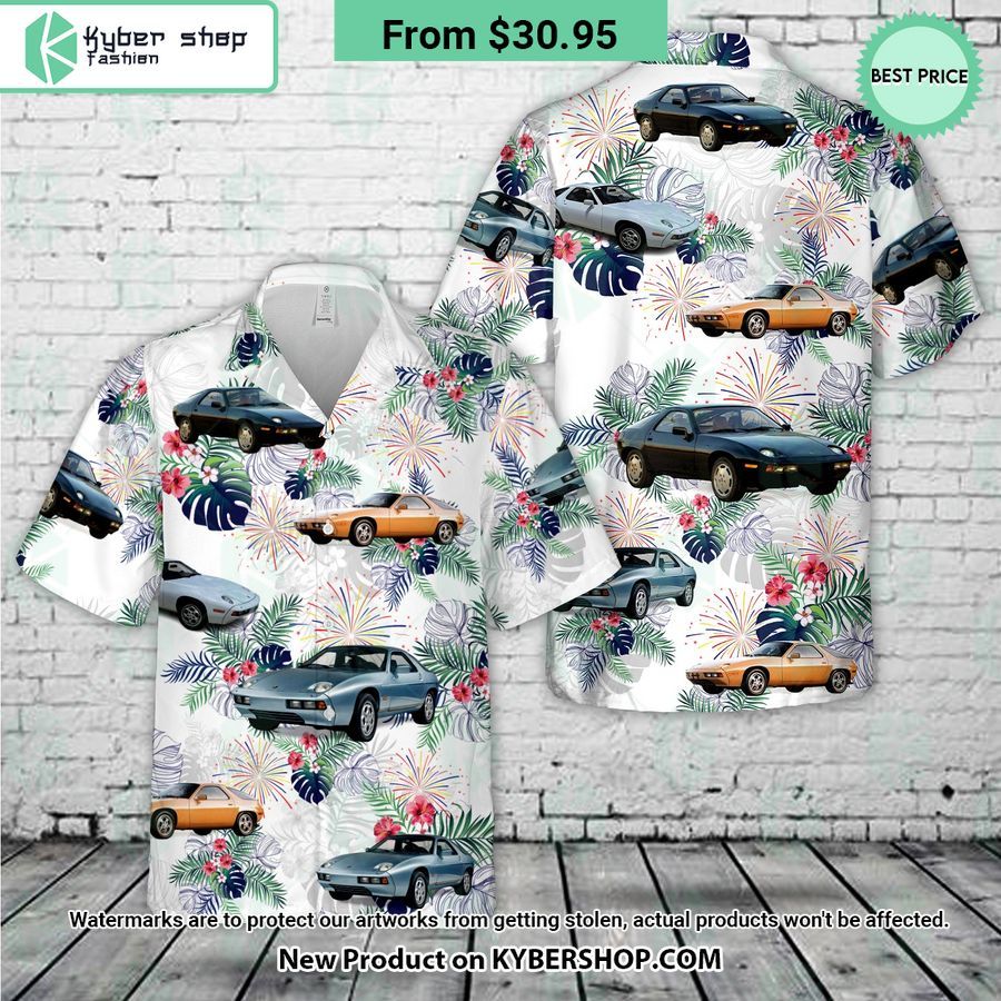 4th Of July Porsche 928 1978 Hawaiian Shirt