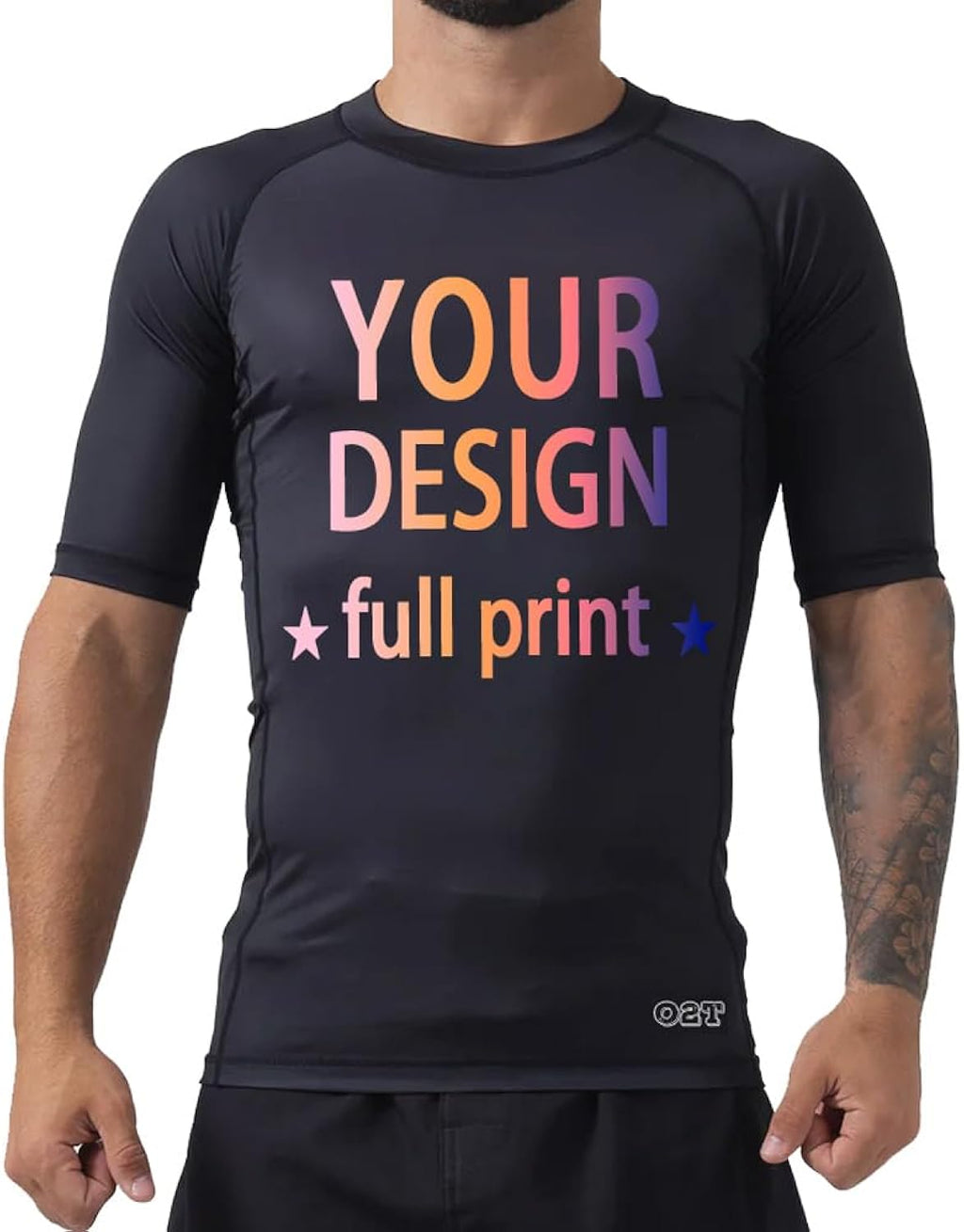 Custom BJJ Rash Guards Personalized No Gi Tight Grappling Base Layer