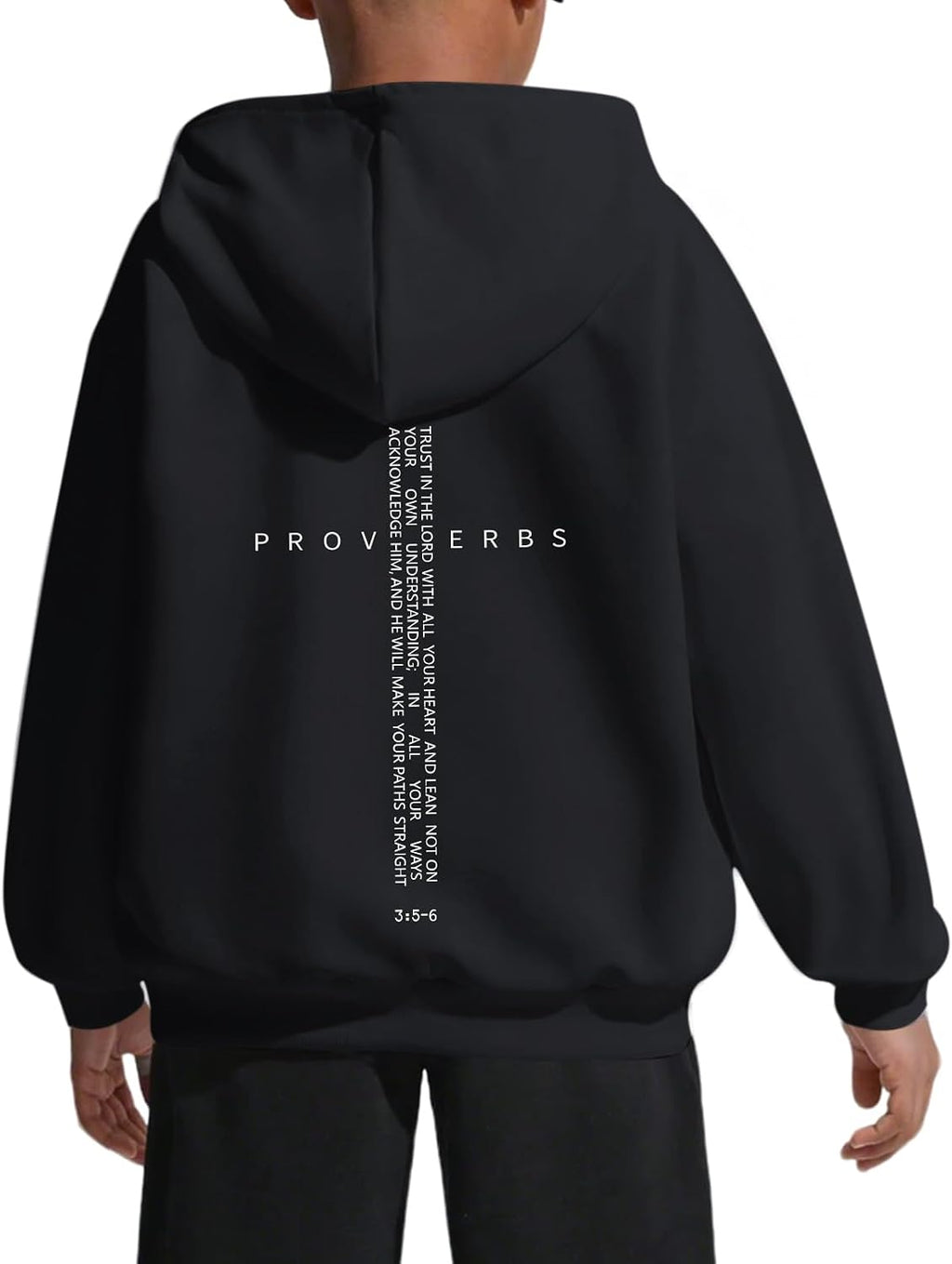 Christian Hoodies for Kids Boys Religious Jesus Hoodie Faith Cross Sweatshirts Vintage Bible Verse Graphic Pullovers
