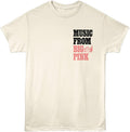 The Band T Shirt Big Pink Natural Front & Back Print Adult Folk Rock Music Vintage Style Graphic Tees