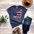 USA Floral Butterfly T-Shirt