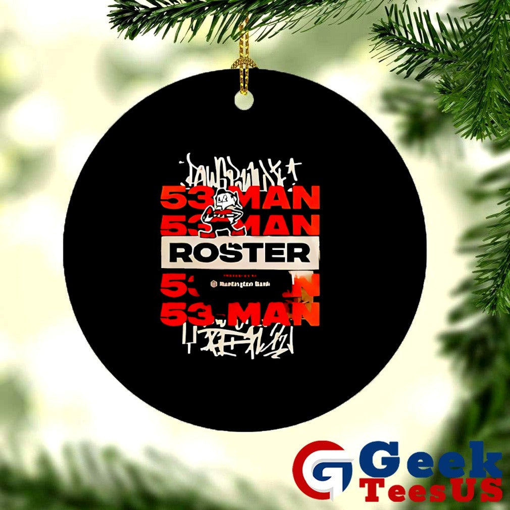 53 Man Roster 2025 Cleveland Browns T-shirt