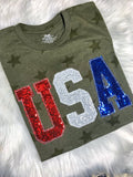 Army USA Patriotic 4th of July Short Sleeve