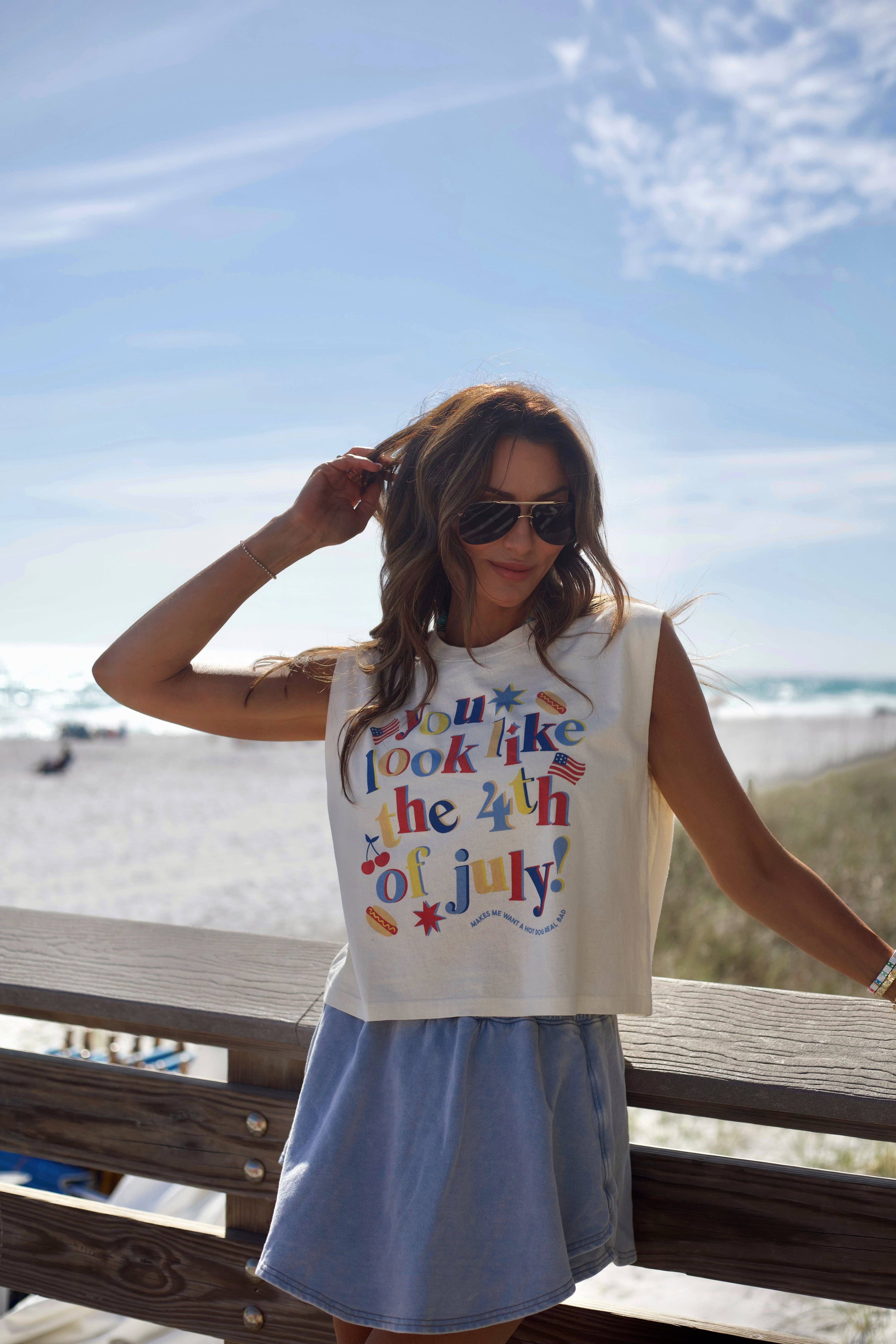 You Look Like the 4th of July Tank